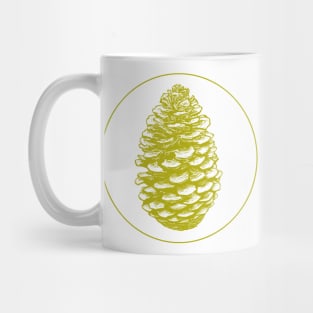 Pinecone - Yellow Mug